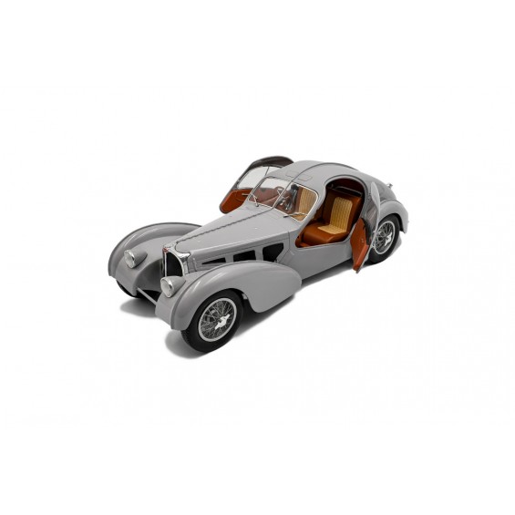 Bugatti Atlantic Type 57 SC – Mat Silver – 1937 | 1/18 | Solido