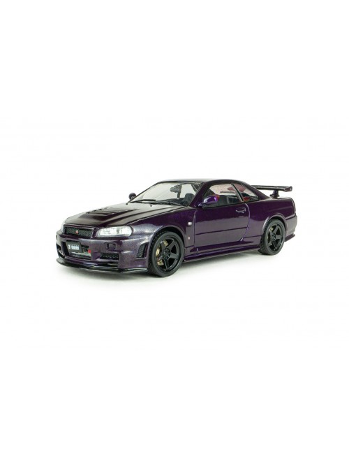 Nissan Skyline GT-R (BNR34) Z-Tune 1999 – Gece Moru | 1/18 | Solido