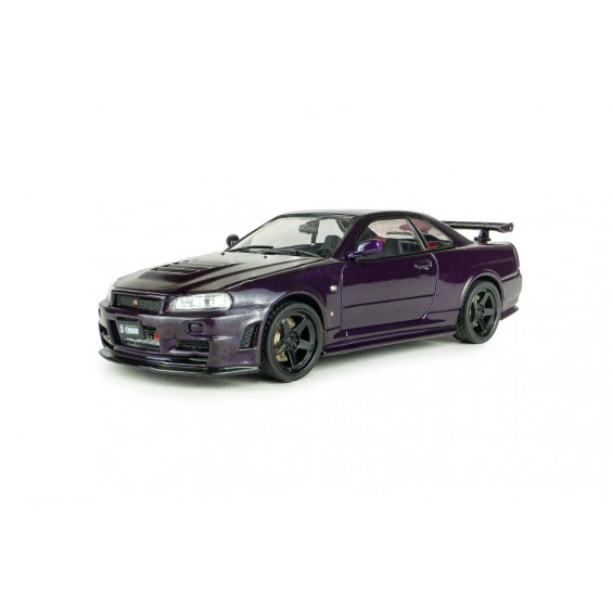 Nissan Skyline GT-R (BNR34) Z-Tune 1999 – Gece Moru | 1/18 | Solido Nissan Skyline GT-R (BNR34) Z-Tune 1999 – Gece Moru | 1/18 | Solido