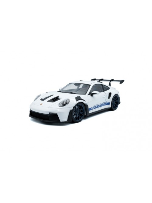 Porsche 911 GT3 RS – White with Blue Stripes – 2024 | 1/18 | Solido