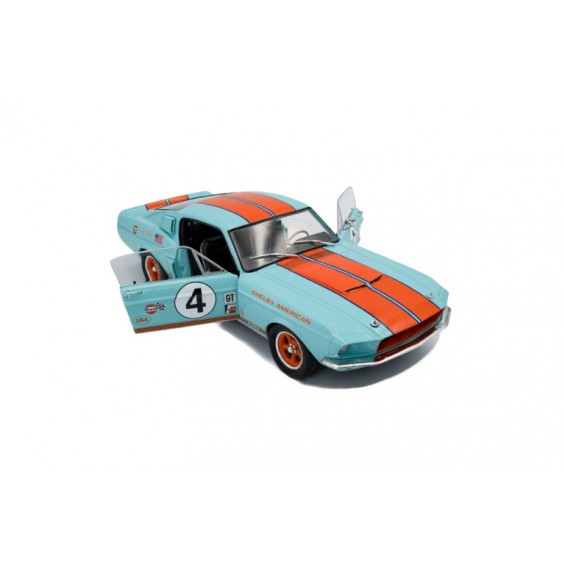 1:18 Solido 1967 Ford Mustang Shelby GT500 #4 Gulf Racing Tribute