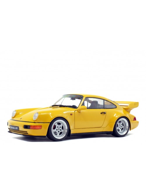 Porsche 911 (964) Carrera 3.8 RS – Jaune Vitesse – 1990 | 1/18 | Solido 