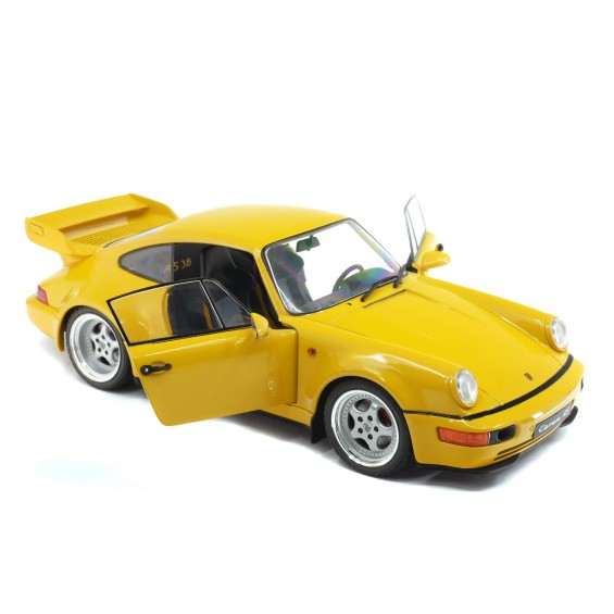 Porsche 911 (964) Carrera 3.8 RS – Jaune Vitesse – 1990 | 1/18 | Solido