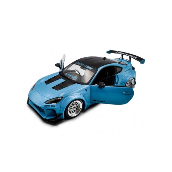 Toyota GR86 LBWK Body Kit – Baby Blue – 2024 | 1/18 | Solido