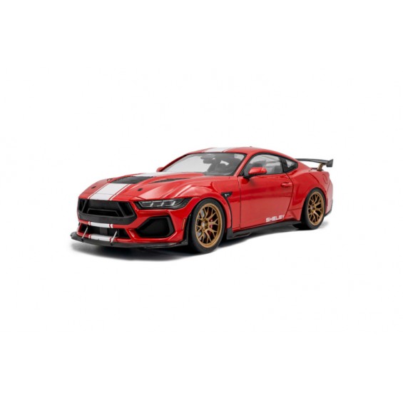 SOLİDO 1:18 Shelby Mustang SUPER SNAKE – YARIŞ KIRMIZISI – 2025