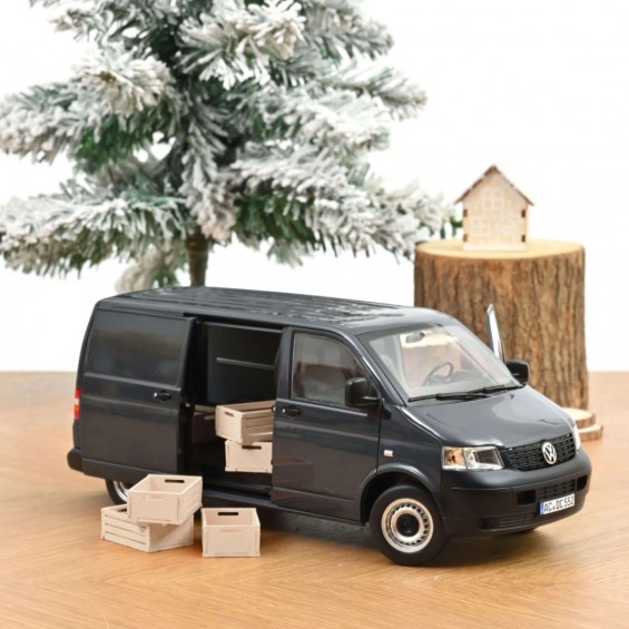 Volkswagen Transporter T5 2003 – Gri | 1/18 | Norev