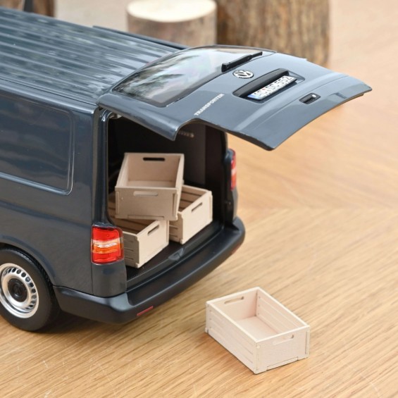Volkswagen Transporter T5 2003 – Gri | 1/18 | Norev