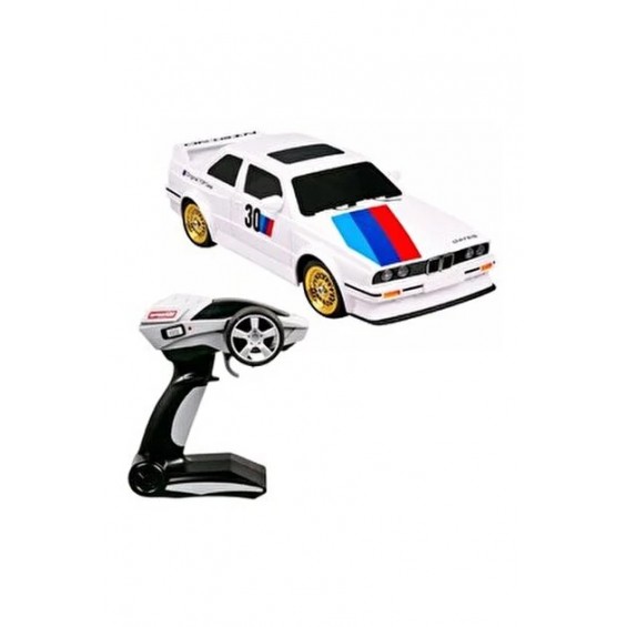 Uzaktan Kumandalı Drift Arabası – BMW E30 | Işıklı | 4 Çeker 1/16 beyaz Uzaktan Kumandalı Drift Arabası – BMW E30 | Işıklı | 4 Çeker 1/16 beyaz