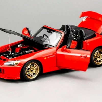 Honda S2000 (AP2) MUGEN – Red | 1/18 | Motorhelix