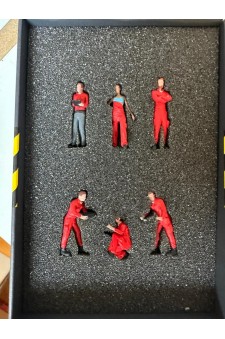 1/64 Ölçek 6’lı Tamirci Figür Seti | Resin