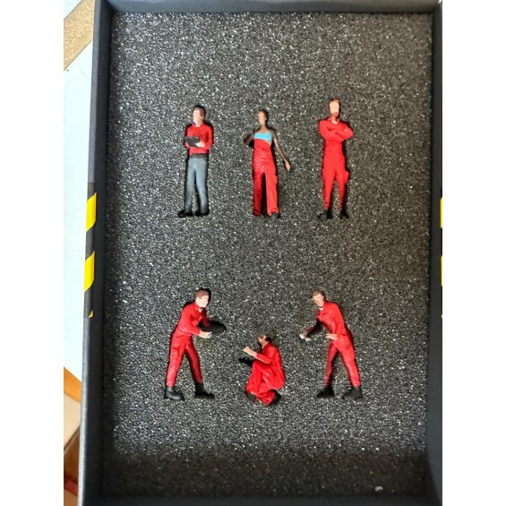 1/64 Ölçek 6’lı Tamirci Figür Seti | Resin