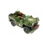Dekoratif Metal Askeri Jeep