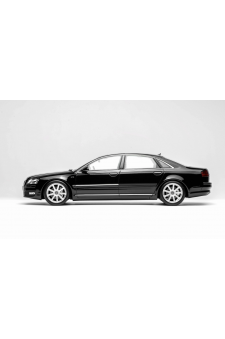 Audi A8L W12 2008 – Black | 1/18 | Motorhelix