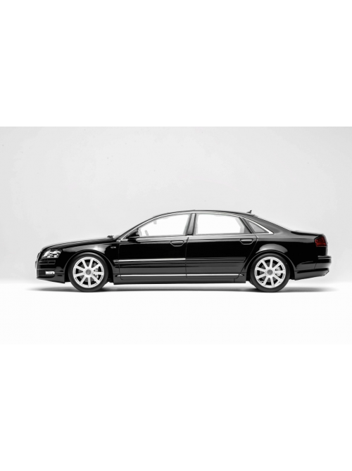 Audi A8L W12 2008 – Black | 1/18 | Motorhelix