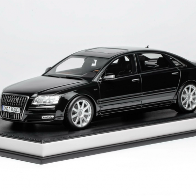 Audi A8L W12 2008 – Black | 1/18 | Motorhelix