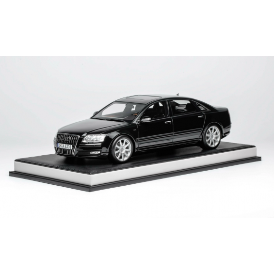 Audi A8L W12 2008 – Black | 1/18 | Motorhelix