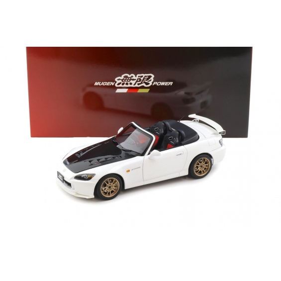 Honda S2000 (AP2) MUGEN – Platinum White Pearl | 1/18 | Motorhelix Honda S2000 (AP2) MUGEN – Platinum White Pearl | 1/18 | Motorhelix