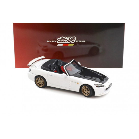 Honda S2000 (AP2) MUGEN – Platinum White Pearl | 1/18 | Motorhelix Honda S2000 (AP2) MUGEN – Platinum White Pearl | 1/18 | Motorhelix