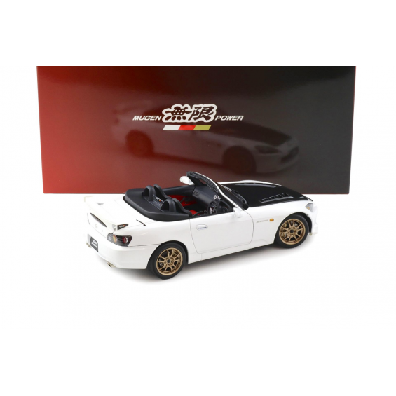Honda S2000 (AP2) MUGEN – Platinum White Pearl | 1/18 | Motorhelix Honda S2000 (AP2) MUGEN – Platinum White Pearl | 1/18 | Motorhelix