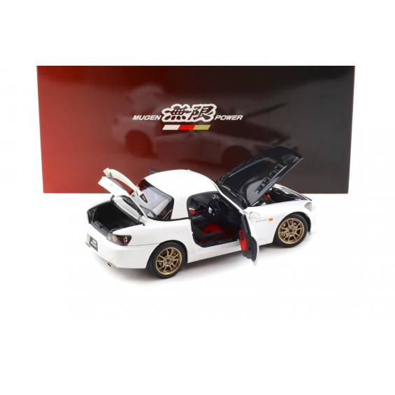 Honda S2000 (AP2) MUGEN – Platinum White Pearl | 1/18 | Motorhelix Honda S2000 (AP2) MUGEN – Platinum White Pearl | 1/18 | Motorhelix